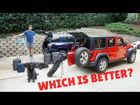 Jeep Wrangler VS Toyota 4Runner: Practicality CHALLENGE!