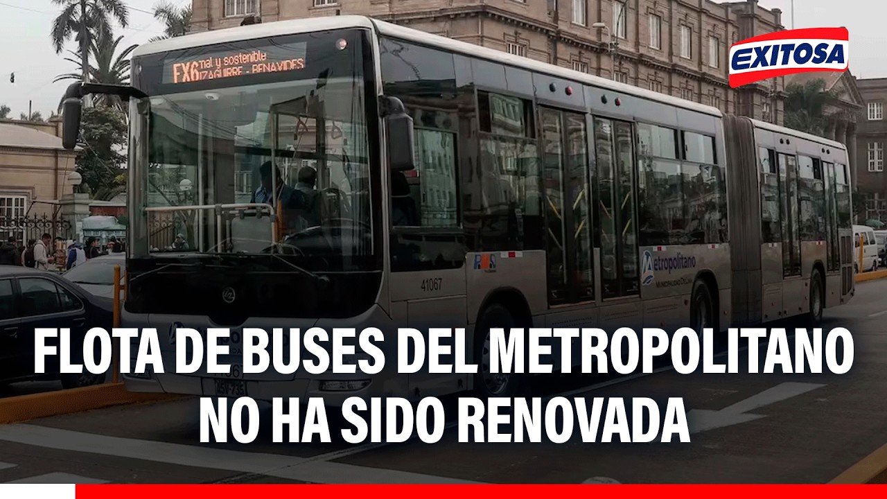 🔴🔵 Flota de buses del metropolitano no ha sido renovado ni ampliada por falta de financiamiento