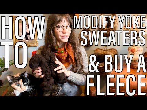 You asked. I answered. [Q&A: how to modify yoke sweaters to fit & buy a raw fleece]