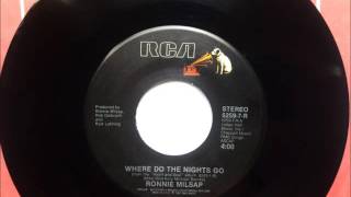 Where Do The Nights Go , Ronnie Milsap , 1987 45RPM