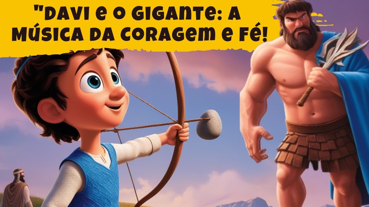 🎵 IMPERDÍVEL: A Música da Coragem e Fé que Toda Criança Vai Amar! #músicainfantil #HistóriasBíblicas