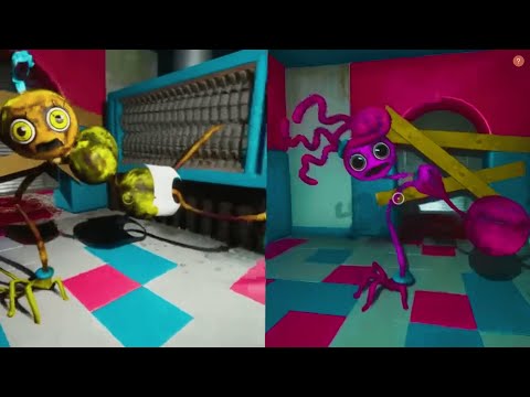 What If You Destroy Baby Long Legs and Mommy Long Legs In The Shredder??? - Poppy Playtime Chapter 2