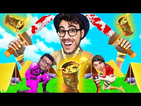 SFIDO I MIEI AMICI CON LE LATTINE MITICHE - Fortnite w/Stef Phere Mark