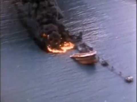 Oil tanker Betelgeuse explodes in United Kingdom (UK)