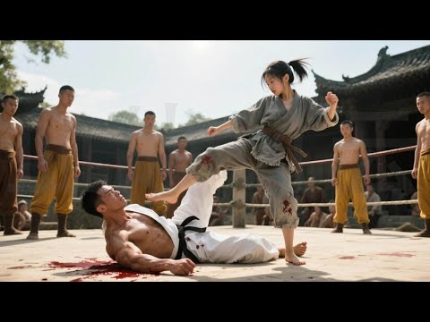 日本武士擂台狂虐姑娘，哪料姑娘竟是絕世高手，一腳KO   ⚔️  抗日  | 战争 | Kung Fu | 甄子丹