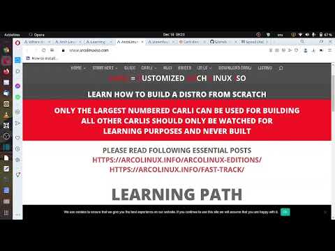 Introduction to Customised Arch Linux (CARLI) ISO