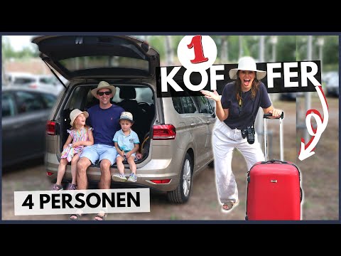 MINIMALISTISCH REISEN mit KINDERN: Koffer packen || Tipps für Familienurlaub