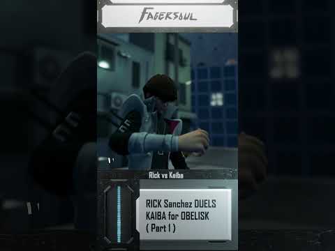 RICK duels KAIBA (Part 1) For Obelisk In YuGiOh Rick & Morty #shorts