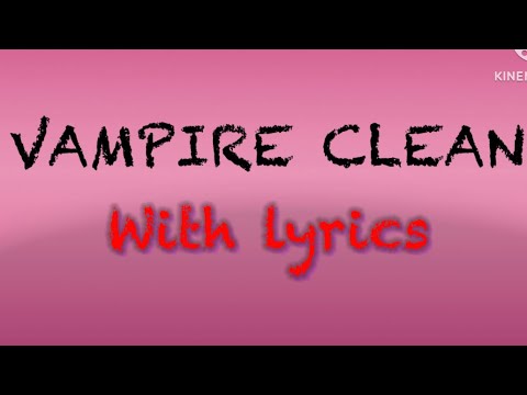 Vampire Olivia Rodrigo clean with lyrics