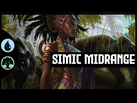 Play SIMIC MIDRANGE, Take Extra Turns : Standard Deck Game Play | Magic Arena | MTG Arena | MTGA