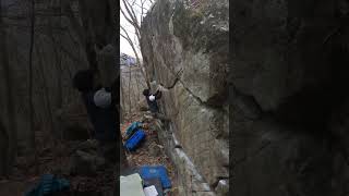 Video thumbnail of ネブラ, 二段 (7c). 恵那・笠置山 (Ena Kasagiyama)