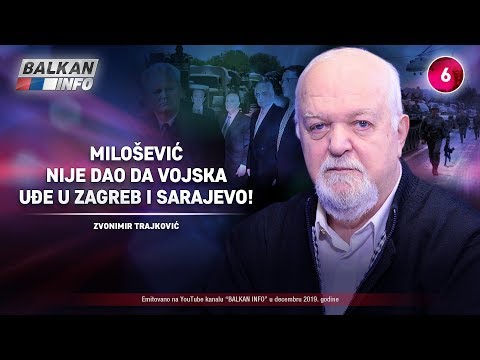 INTERVJU: Zvonimir Trajković - Milošević nije dao da vojska uđe u Zagreb i Sarajevo! (18.12.2019)