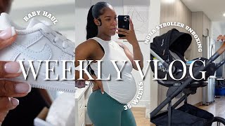 VLOG: NUNA MIXX NEXT STROLLER + BABY SHOPPING HAUL + EMERGENCY HOSPITAL VISIT + 35 WEEKS PREGNANT