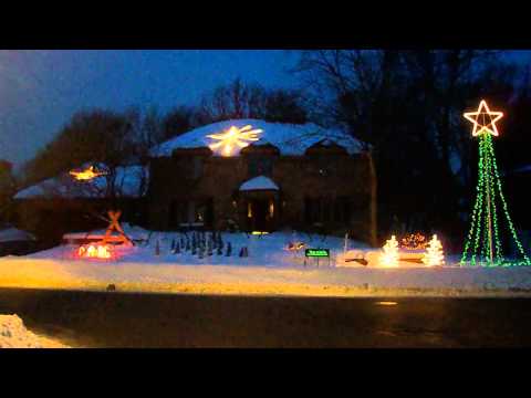 AndersonLights 2010 - Skillet's "Hero" & our Christmas lights!