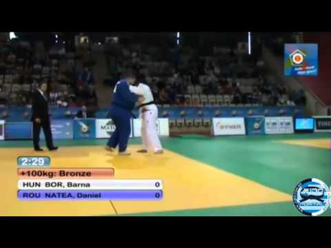 European Judo Open Men Prague 2014 Bronze o100kg BOR Barna (HUN) - NATEA Daniel (ROU)