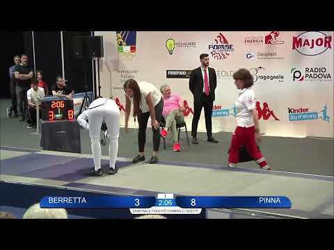 Italian Championships 2023 CWF - L4 - Mariavittoria Berretta v Vittoria Pinna