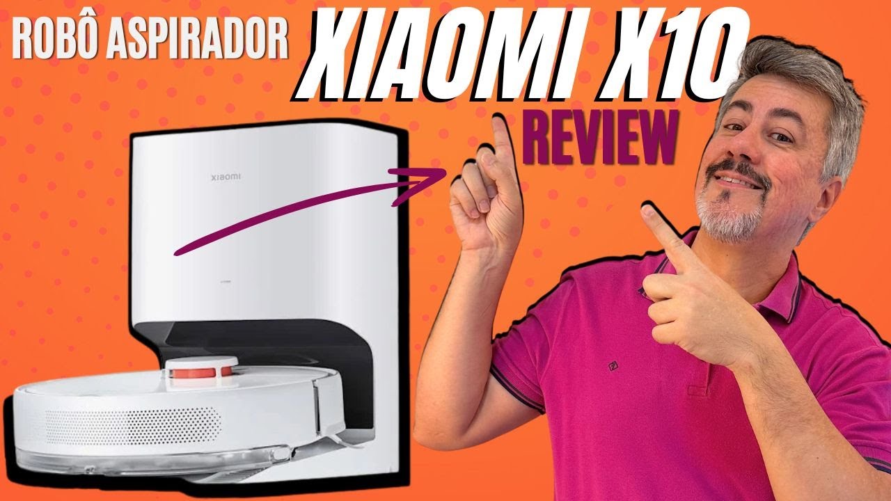 Xiaomi X10 robô aspirador  varre, aspira, passa pano e tem função autolimpante! @querocomprar