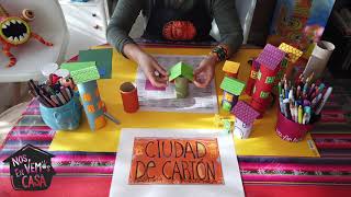 En Reciclarte II construimos una ciudad de cartón