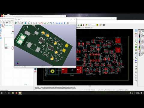 A proper PCB layout for the FreezerDoorAlarm, using KiCad.