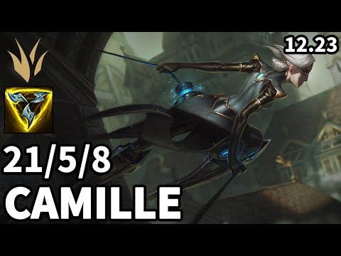 Camille Jungle vs Sylas - KR Master | Patch 12.23