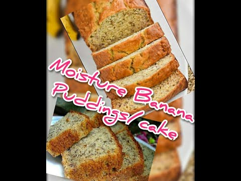 Moist banana pudding/yummy banana cake