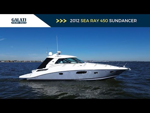 Sea Ray 450 Sundancer video