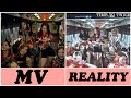 Twice - MV vs Reality Like ooh Aah #2