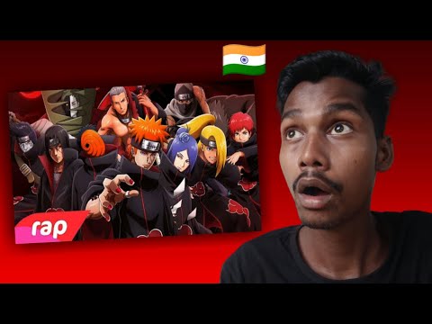 GRINGO REACT TO Rap da Akatsuki (Naruto) - OS NINJAS MAIS PROCURADOS DO MUNDO | NERD HITS