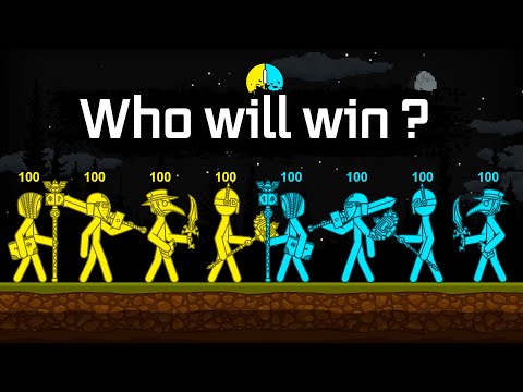 Stickman Fight - Turn-Based Battle.