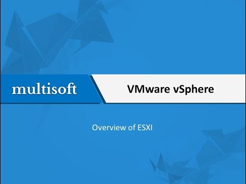 Sample Video for VMware vSphere Overview of ESXI 