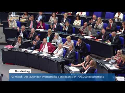 Haltung der Bundesregierung zu TTIP: Aktuelle Stunde im Bundestag am 11.05.2016