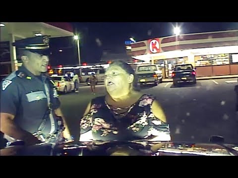 "Is This Simon Says?" - Flirty Grandma Fails Field Sobriety Tests