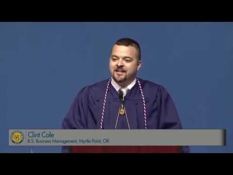 WGU 2018 Seattle Bachelor's Commencement - Graduate Speaker Clint Cole