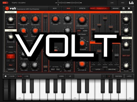 VOLT Expressive Midi Synthesizer - Let's Play With A Few Awesome Pads - iPad Demo