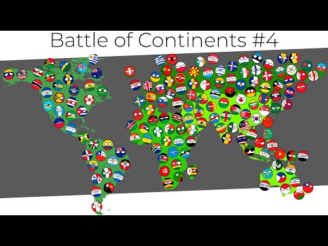 Countries Marble Race Battle of Continents #4 | Marble Race Countryballs