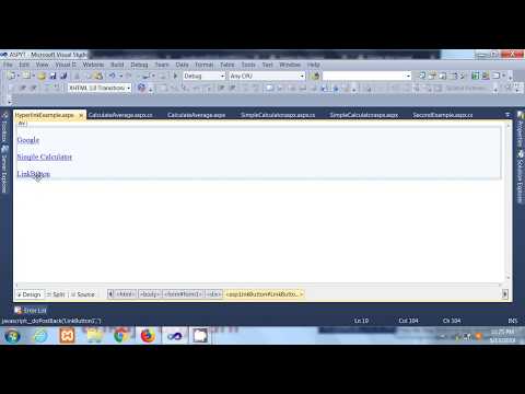 ASP NET 5 | Hyperlink and LinkButton | By Pankaj Panjwani | Hindi