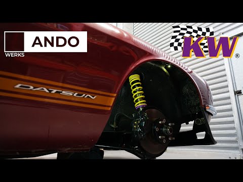 240z KW COILOVER REVIEW - Pt 2/3 - INSTALL & SETUP
