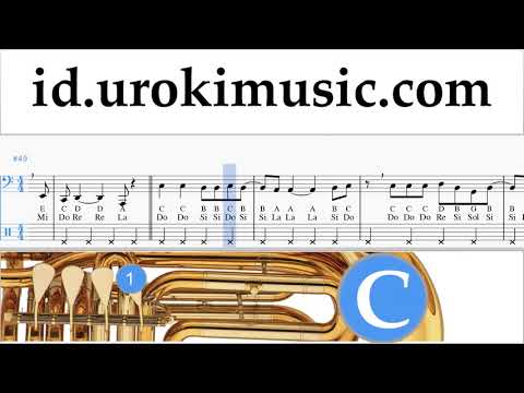 Belajar Tuba Ariana Grande - No Tears Left To Cry Not Tabulasi um-ih592