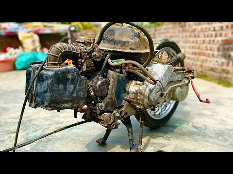 Restoration of old YAMAHA NOUVO engine | Restore and repair old YAMAHA NOUVO engine
