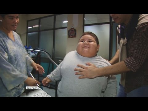 La lucha de Mateo, el chico de cinco años que pesa 112 kilos