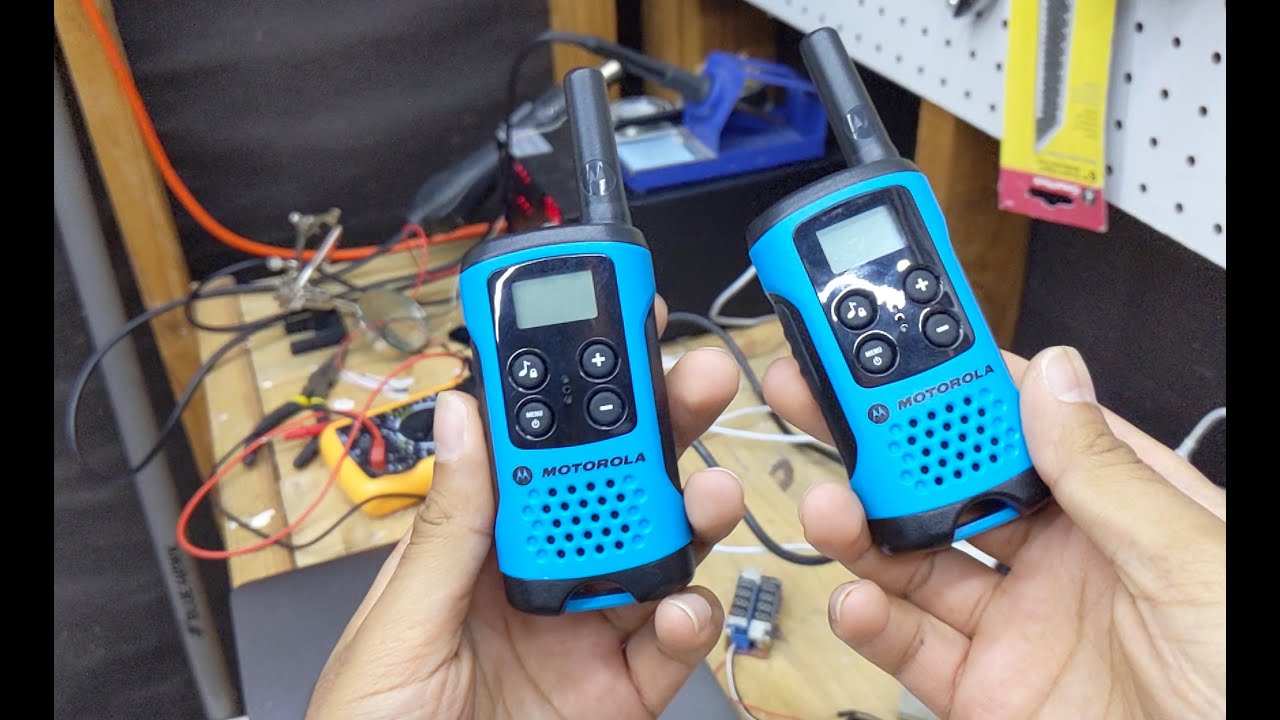 Walkie Talkie Rechargeable Conversion