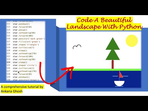 Mini 15 Code A Landscape With Python Turtle