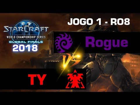 StarCraft 2: Rogue vs TY (ZvT) J1 - RO8 - 2018 WCS Global Finals [PT-BR]