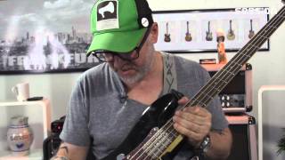Video thumbnail for SQUIER BY FENDER Eva Gardner Precision Bass RW BLK by session