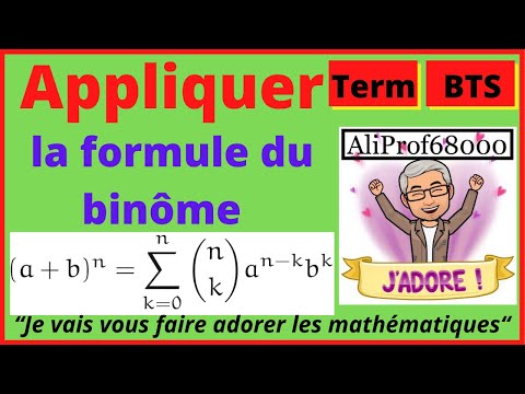 Appliquer la formule du binôme de Newton - Explications très détaillées !!!! - Term- Maths expertes