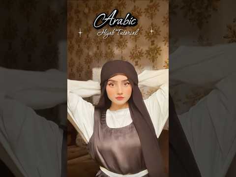 Arabic Hijab Style , Easy & One Pin Full Tutorial By Areeba Tahir #hijab #hijabtutorial #hijabstyle