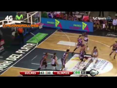 Quilmes   Olimpico   Luca Vildoza Roba y vuelca a dos manos   #LNB   07 03 17   0001