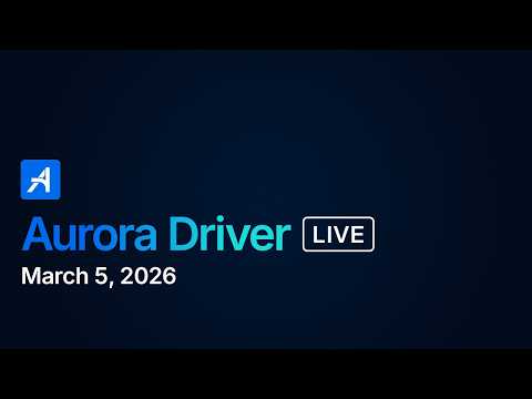 Aurora Driver LIVE | March 5, 2026 | Aurora Driver on I-45