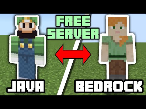 How To Make a FREE Java + Bedrock Crossplay Server (Minecraft)