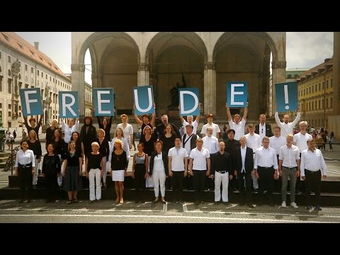 FREUDE-Flashmob auf dem Odeonsplatz!